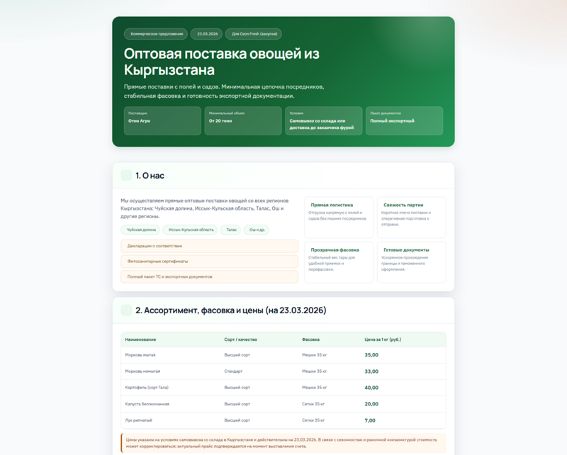 Ovoshi — интернет-магазин свежих продуктов и овощей с доставкой